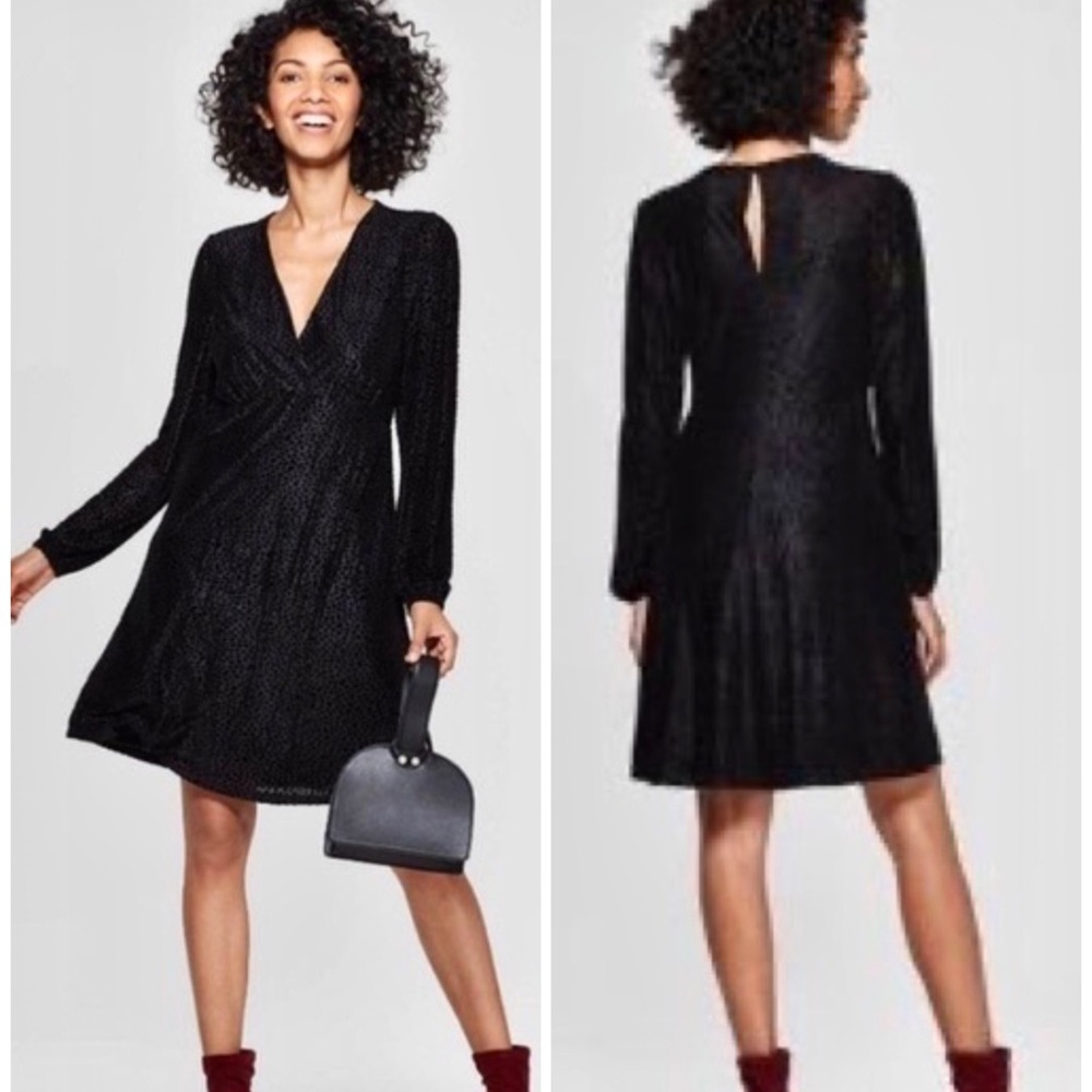 A NEW DAY Black Long Sleeve Dress - Picture 1 of 6